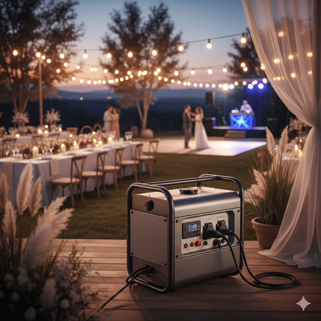 איזה גנרטור צריך לחתונה? המדריך המלא להשכרת גנרטור לאירוע (2026)
